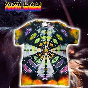 [Hand Dyed] Tie Dye Youth Shirt